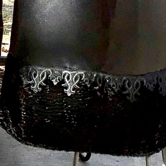 JESSICA McCLINTOCK MIDNIGHT BLACK STRAPLESS VELVET TRIM GOWN 10 NWT - Picture 7 of 16